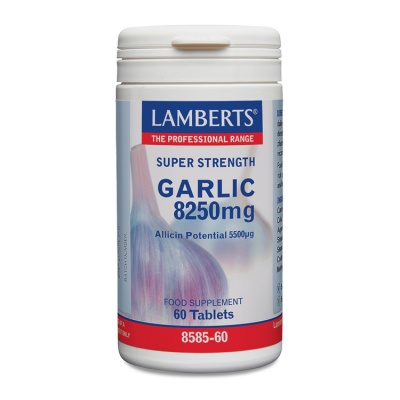 Lamberts Super Strength Garlic 8250mg 60 Tabs